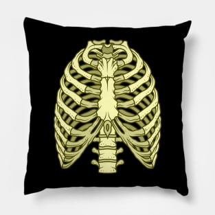 Rib Cage (Yellow) Pillow