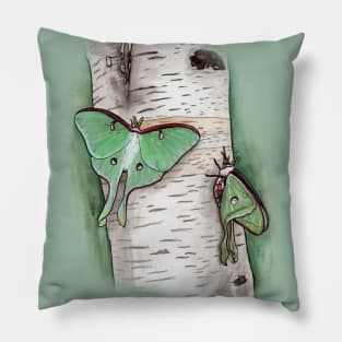 Luna Moths Pillow