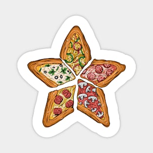 Star Pizza Magnet