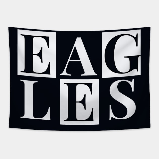 Eagles Football Tapestry by LineXpressions