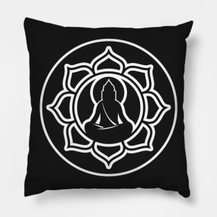 Buddha Lotus Flower Spiritual Pillow