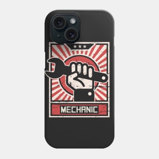 Mechanic Propaganda Poster Phone Case