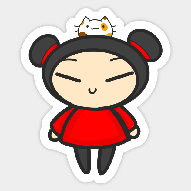Wallpaper Pucca With A Cat Pucca Sticker Teepublic For iPhone Free