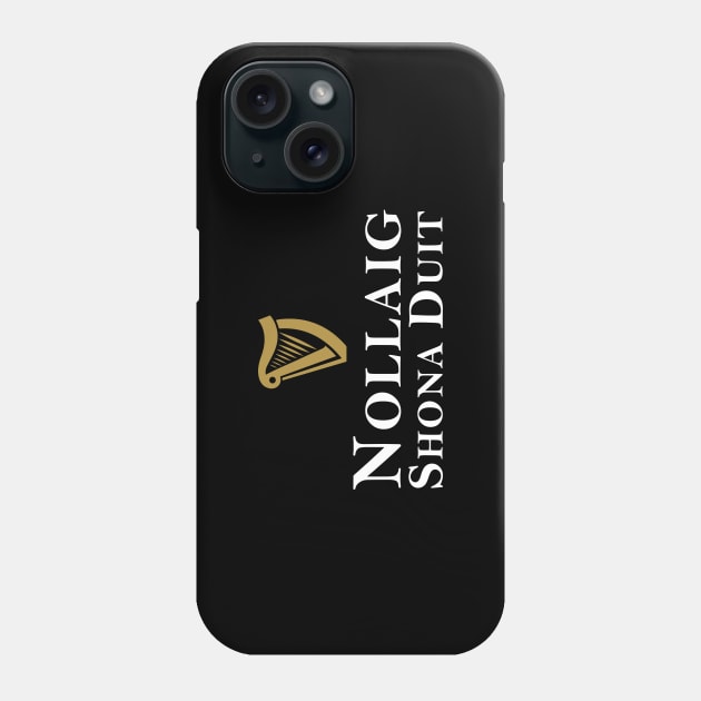 Nollaig Shona Duit Christmas Irish Drink Phone Case by The Gift Hub