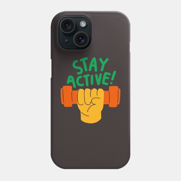 active shooter	|| Stay active Phone Case by Moipa