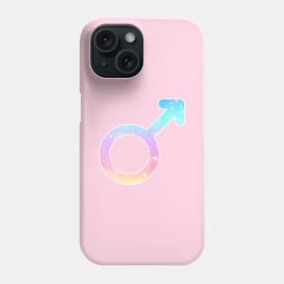 Mars Planet Symbol in Magical Unicorn Colors Phone Case