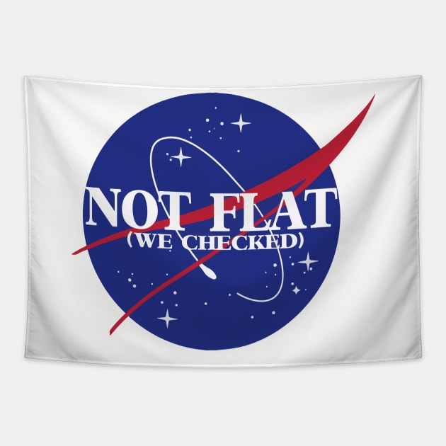 not flat (we checked) Tapestry by remerasnerds