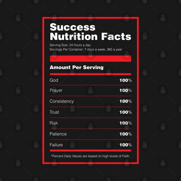 Success Nutrition Tee by StyleStudio34