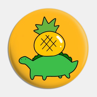 Pineapple Stegosaurus Pin