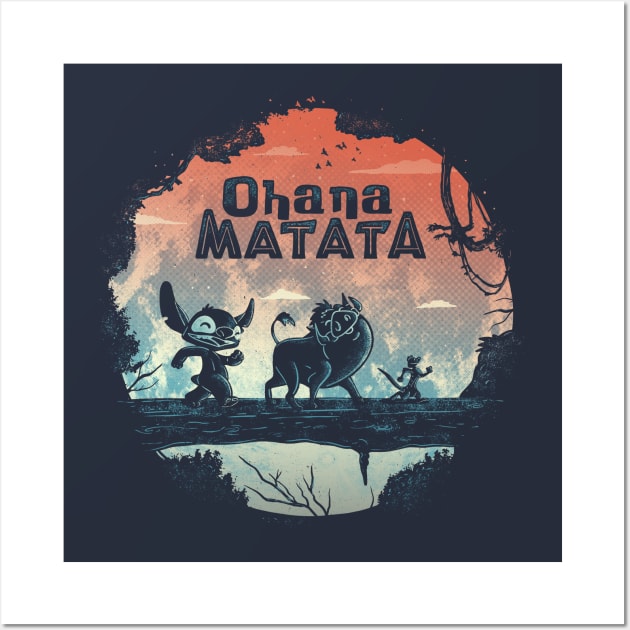 Stitch Ohana - Lilo And Stitch - Posters and Art Prints