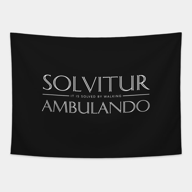 Solvitur Ambulando, It is solved by walking Tapestry by Elvdant