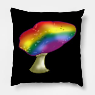 Rainbow LGBTQ Pride Flag Mushroom Pillow