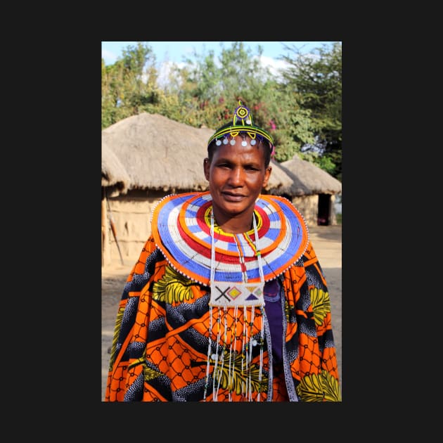 An Impressive Maasai Woman by Carole-Anne