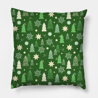 christmas forest Pillow