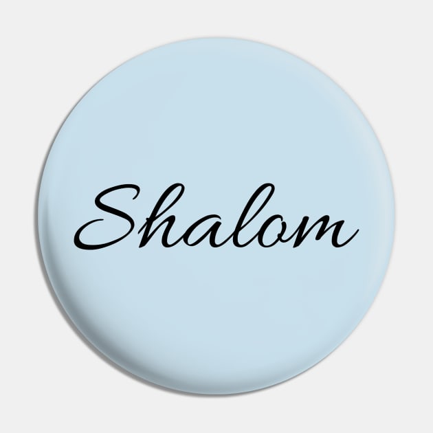 Shalom Pin by TheWord