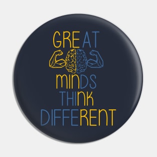 Great minds thinks different Pin