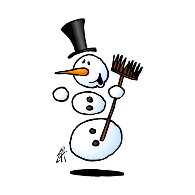 Dancing Snowman by D3monic