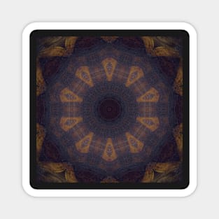 Mandalisa Kaleidoscope [textures] Pattern (Seamless) 15 Magnet