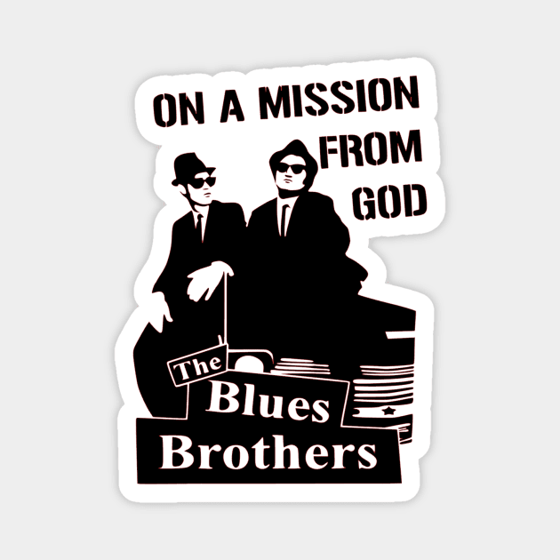 Jake and Elwood The Blues Brothers Magnet by OtakuPapercraft