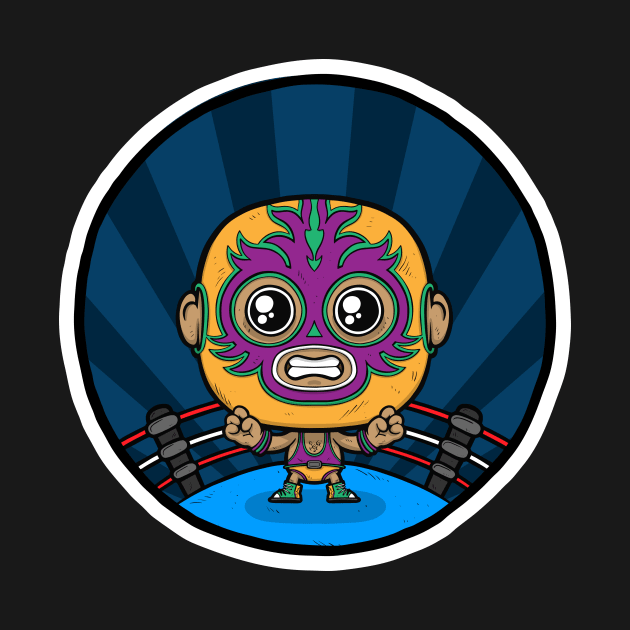 Lil' Luchador by Baddest Shirt Co.