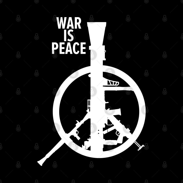 War Is Peace: George Orwell Tribute - Art for Peace, Freedom, and Unity by Boogosh