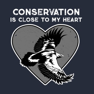 Eagle Conservation Heart T-Shirt