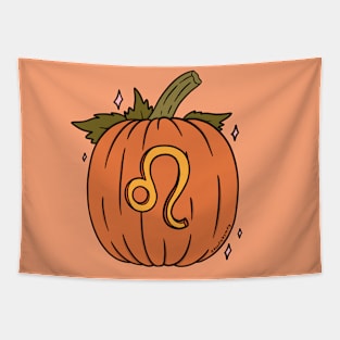 Leo Pumpkin Tapestry