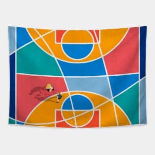 Shooting Hoops Tapestry