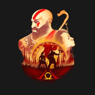 Kratos and Atreus Adventure T-Shirt