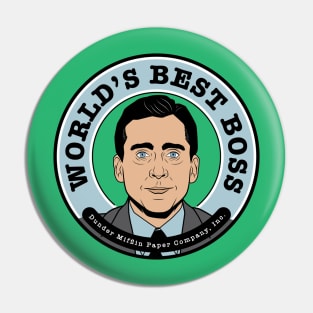 michael scott world's best boss Pin