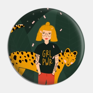 Grl Pwr #3 Pin