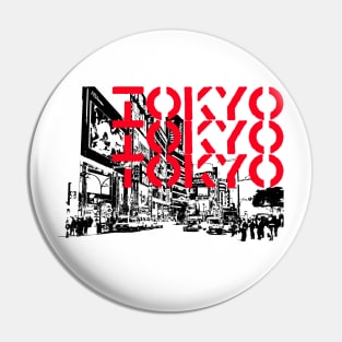 Tokyo City Red Pin