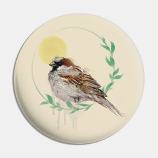 House Sparrow Pin