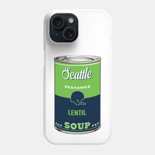 Seattle Seahawks Soup Can Phone Case