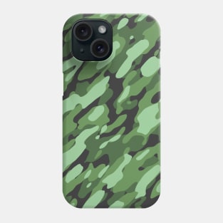 Dark sea green Camouflage Phone Case