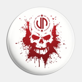 Joe Panella - Skull Spatter Pin