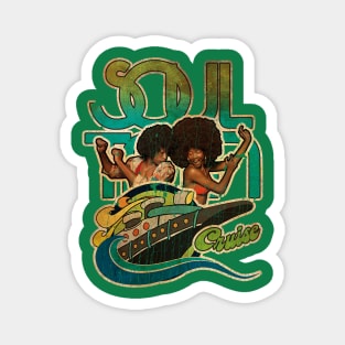 VINTAGE SOUL TRAIN CRUISE DANCE TEXTURE Magnet