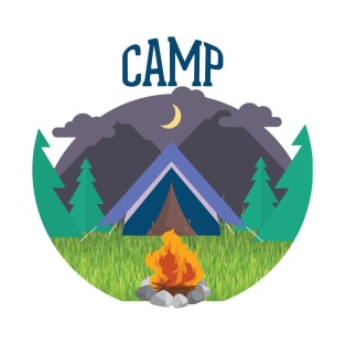 Camp in Mountain T-Shirt