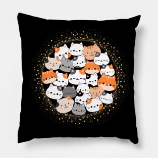 So Many Cats Pillow