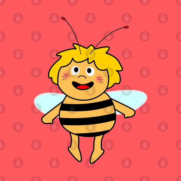 Cute bee by Pendientera