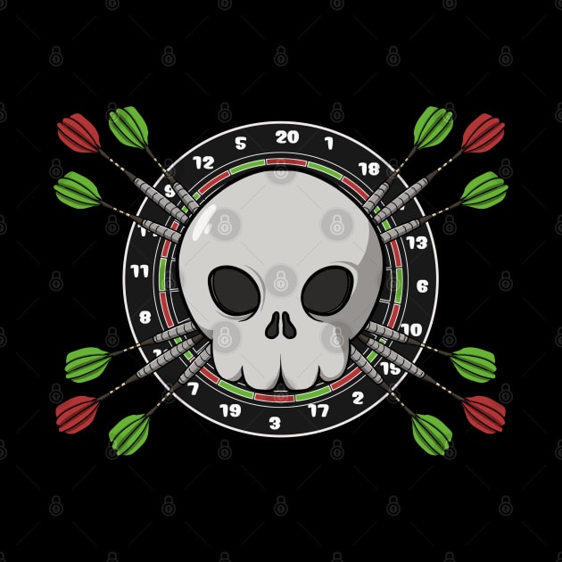 Darts crew Jolly Roger pirate flag (no caption) by RampArt
