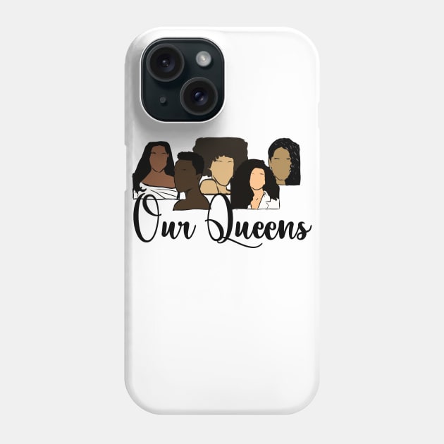 Black beauty Queens Phone Case by Cargoprints