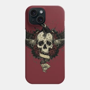 Skull Gun Roses Phone Case