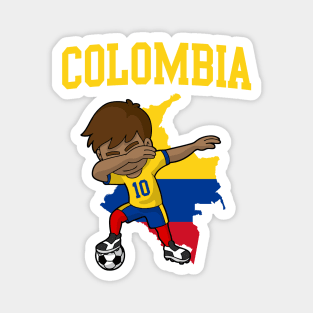 Colombia Soccer Boy Magnet
