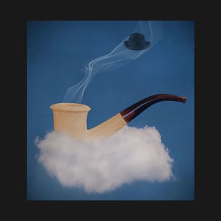 Rene Magritte Pipe Smooking T-Shirt