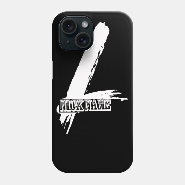 nickname L Phone Case by MAU_Design