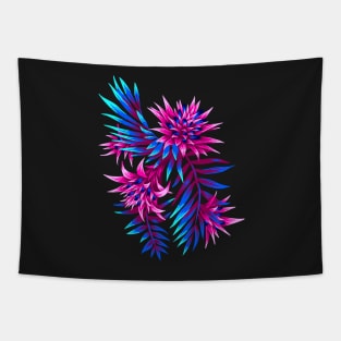 Fasciata Tropical Floral - Dark Blue/Pink Tapestry