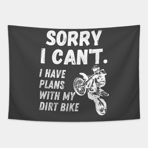 i have plan with my dirt bike Tapestry by debageur