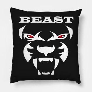 Blood Red Eye Beast Pillow