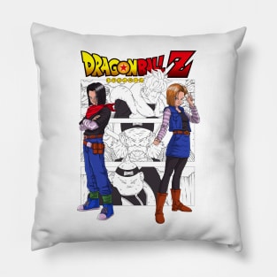 the scary twins Pillow